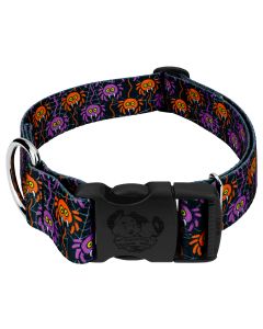 1 1/2 Inch Deluxe Creepy Crawlers Dog Collar Limited Edition