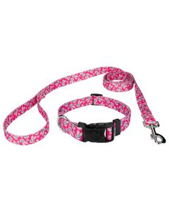 Deluxe Spring Bunnies Dog Collar and Leash