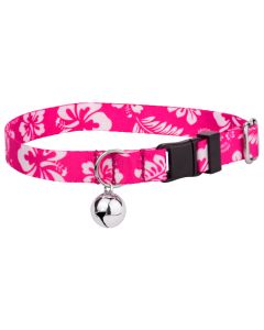Pink Hawaiian Cat Collar