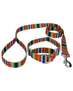 Summer Pines Martingale Dog Collar and Leash
