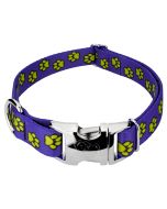 Premium Blue Busy Paws Dog Collar Limited Edition