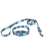 Snowy Pines Martingale Dog Collar and Leash