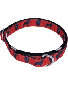 Schipperke Ribbon Martingale Dog Collar Limited Edition