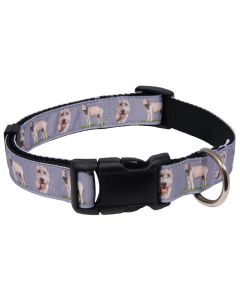 Deluxe Wolf Hound Ribbon Dog Collar