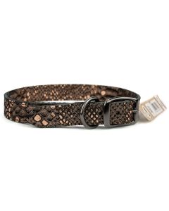 Omni Pet® Bronze Native Leather Dog Collar