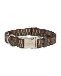 Copper Regency Stripes Premium Dog Collar