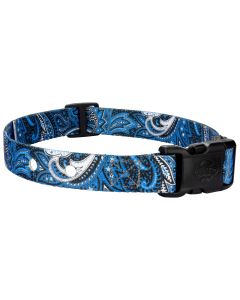 Blue Paisley Replacement Collar For Dog Fence Receivers