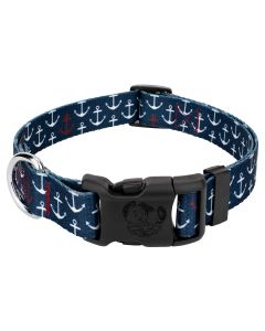 Anchors Away Deluxe Dog Collar