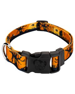 Deluxe All Hallow's Eve Dog Collar - Made in The U.S.A.