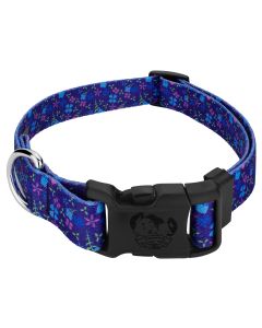 Deluxe Blueberry Fields Dog Collar - Made In The U.S.A.