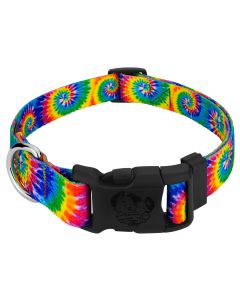 Deluxe Classic Tie Dye Dog Collar - Made In The U.S.A.