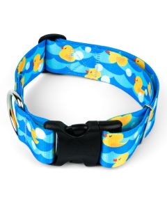 1 1/2 Inch Deluxe Just Ducky Dog Collar