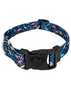 Dinosaurs Deluxe Dog Collar - Made In The U.S.A.