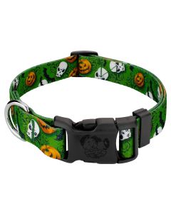 Deluxe Ghoulish Delights Dog Collar - Made in The U.S.A.