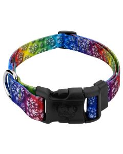 Deluxe Groovy Ganja Dog Collar - Made in The U.S.A.