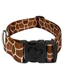 1 1/2 Inch Deluxe Giraffe Dog Collar