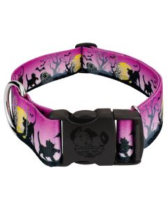 1 1/2 Inch Deluxe Graveyard Dog Collar