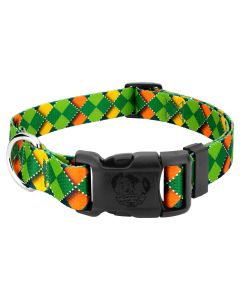 Deluxe Limerick Argyle Dog Collar - Made in the U.S.A.