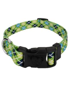 Margarita Argyle Deluxe Dog Collar - Made in The U.S.A.