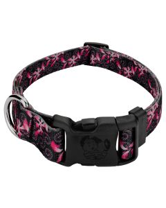 Deluxe Pink Honeysuckle Breeze Dog Collar - Made In The U.S.A.