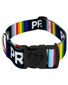 1 1/2 Inch Deluxe Pride Dog Collar