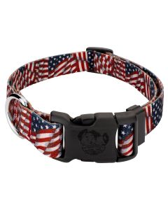 Patriotic Tribute Deluxe Dog Collar - Made In The U.S.A.