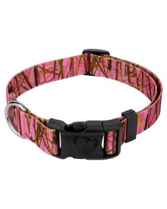 Deluxe Pink Waterfowl Camo Dog Collar - Made in The U.S.A.