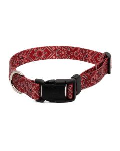 Deluxe Red Bandana Dog Collar - Made in the U.S.A.