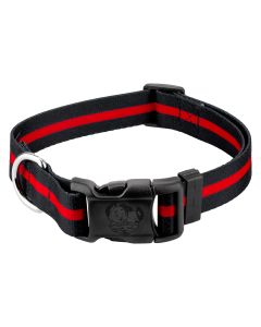 Deluxe Thin Red Line Dog Collar - Made in the U.S.A.