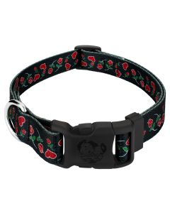 Roses for My Valentine Deluxe Dog Collar