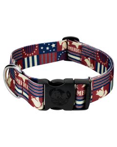 1 1/2 Inch Deluxe Spirit of '76 Dog Collar