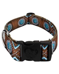 1 1/2 Inch Deluxe Saddle Up Dog Collar