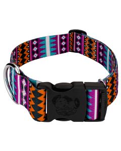 1 1/2 Inch Deluxe Santa Fe Dog Collar