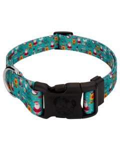 Deluxe Santa & Friends Dog Collar - Made In The U.S.A