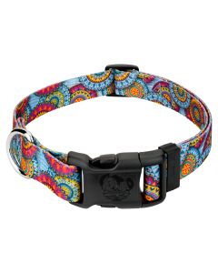 Deluxe Sky Mandala Dog Collar - Made in the U.S.A.