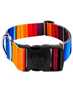 1 1/2 Inch Deluxe Serape Dog Collar