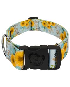 1 1/2 Inch Deluxe Sunny Days Dog Collar