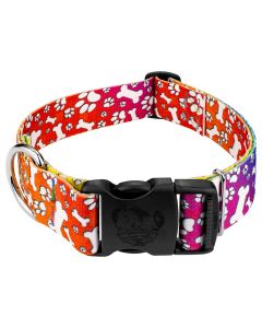 1 1/2 Inch Deluxe Trippy Doggo Dog Collar