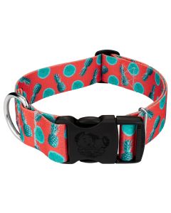 1 1/2 Inch Deluxe Tropical Tango Dog Collar Limited Edition