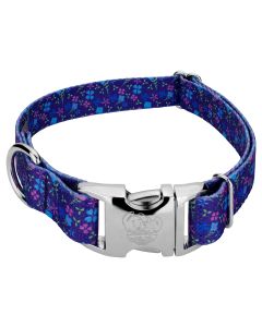 Premium Blueberry Fields Dog Collar