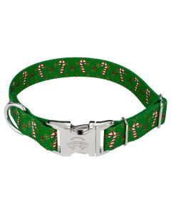 Premium Candy Cane Christmas Dog Collar