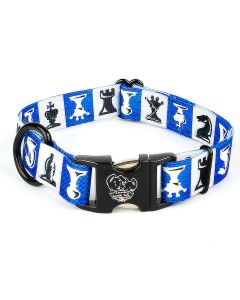 Premium Chess Pieces Dog Collar