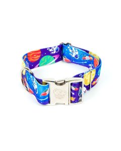 1 1/2 Inch Premium Cosmic Dreams Dog Collar