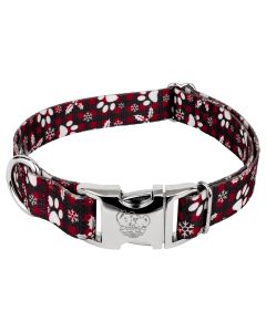 Premium Christmas Plaid Dog Collar