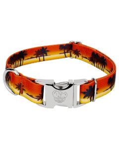 Premium Caribbean Sunset Dog Collar