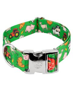 1 1/2 Inch Premium Farm Life Y'all Dog Collar