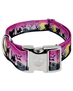 1 1/2 Inch Premium Graveyard Dog Collar