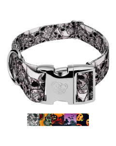 1 1/2 Inch Premium Dog Collar - Halloween Collection