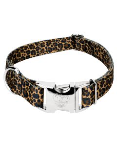 Premium Leopard Print Dog Collar