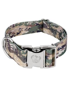 1 1/2 Inch Premium Mountain Viper Camo Dog Collar